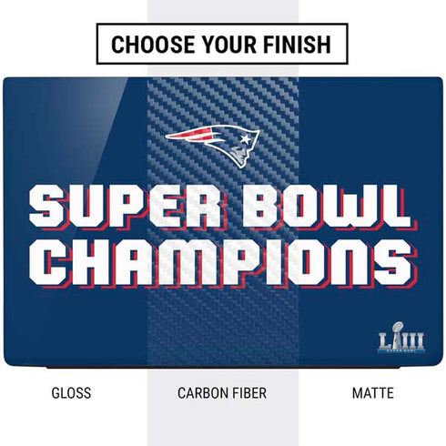 NFL Patriots Super Bowl LIII Champions Dell Vostro Skin